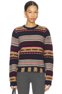 Guest In Residence - Western Stripe Crew Sweater