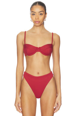 HAIGHT. - Ribbed Lycra Vintage Bikini Top
