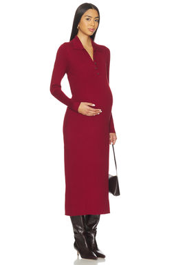 HATCH - The Averie Polo Rib Sweater Dress