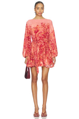 HEMANT AND NANDITA - Mini Dress With Tie Up Belt