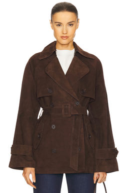 L'Academie - by Marianna Elae Suede Jacket