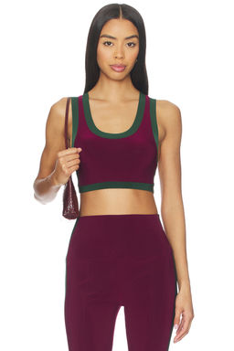 Norma Kamali - Side Stripe Racer Sports Bra