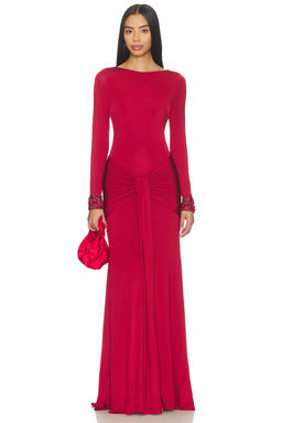 Patbo - Intensity Jersey Long Sleeve Gown