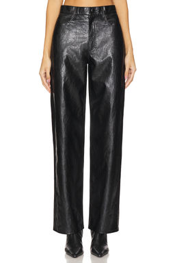 Rag & Bone - Shea Faux Leather Foil Pant