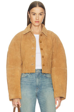Rohe - Rounded Textured Suede Jacket