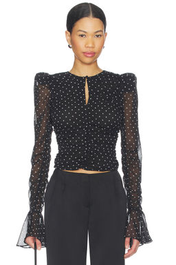 ROTATE - Chiffon Ruched Top