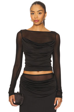 Runaway The Label - Wilona Sleeved Cowl Top