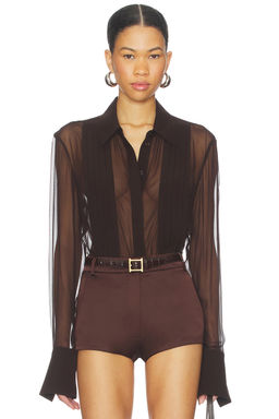 SANS FAFF - x REVOLVE X Revolve Meghan Panelled Silk Blouse