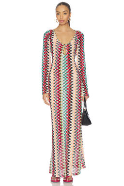 SEVEN WONDERS - Emerie Scoop Neck Maxi Dress