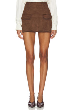 SNDYS - Amelia Suede Mini Skirt