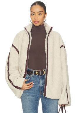 SNDYS - Tatum Teddy Contrast Jacket