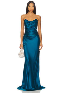 The Sei - Cowl Bustier Gown