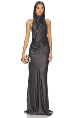 The Sei - Halter Drape Bias Gown