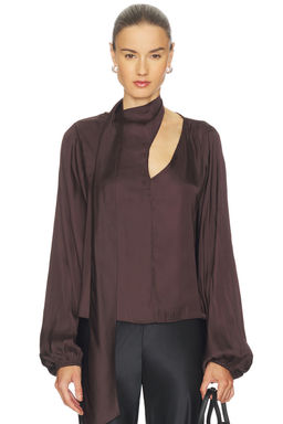 Weworewhat - Wrap Neck Tie Top