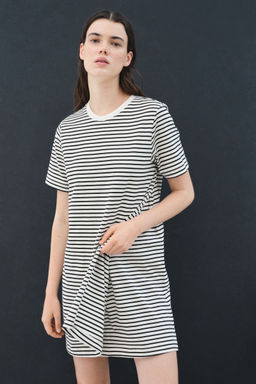 H&M - Women White Mama Nursing T-Shirt Dress