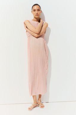 H&M - Women Pink Mama Plissa Dress