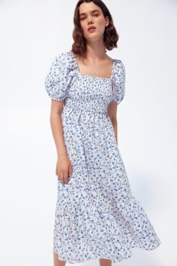 H&M - Women White Mama Cotton Poplin Nursing Dress