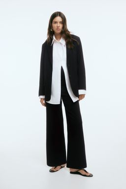 H&M - Women Black Mama Wide Trousers