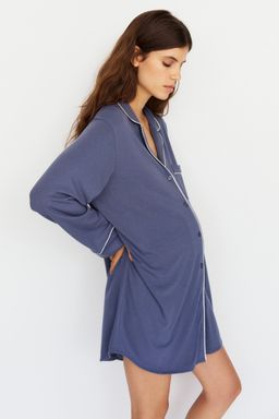 H&M - Women Blue Mama Nightshirt