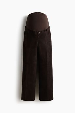 H&M - Women Brown Mama Straight Trousers