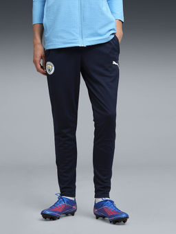 Puma - Blue Solid Slim Fit Trackpant