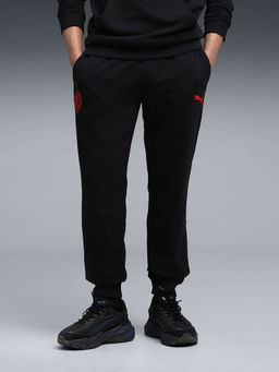 Puma - Black Printed Regular Fit Joggers