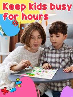 Wembley - Sliding Puzzle Educational Math Game for Kids,Solving & Early Math Skills