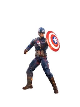 Tak Tak Toys - ZD Toys Action Figure - 7 Inch Captain America