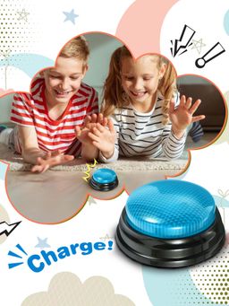 Wembley - Quiz Buzzer Game Button | Laser Sound & LED Light Answer Buzzer
