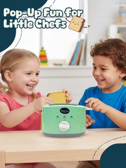 Wembley - Mini Chef’s Corner Toaster Toy Set | Pop-Up Pretend Play Kitchen Set