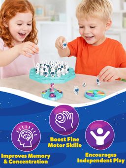 Wembley - Balance It Space Rabbit Game for Kids | Tabletop Balancing Board Game with 48 Pieces