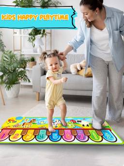 Wembley - Animal Piano Music Mat for Kids | Musical Keyboard Play Mat with Animal Sounds