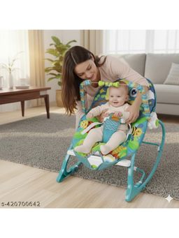 Safe-O-Kid - Acoustic Baby Rocker Cum Bouncer Multi-Position,Vibrations