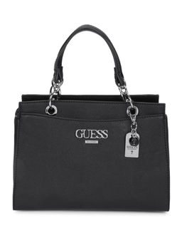 Guess - FINCHER SATCHEL Black Handbag