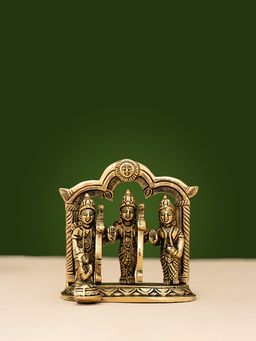 DecorTwist - Brass Handcrafted Ram Darbar Idol-Statue