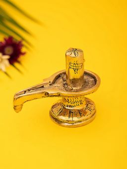 DecorTwist - Brass Shivling-Shivlingam Idol