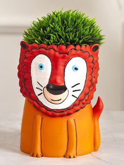 DecorTwist - Ceramic Baby Lion Planter