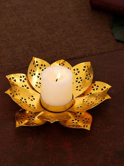 DecorTwist - Lotus Designer Tea Light Candle Holder