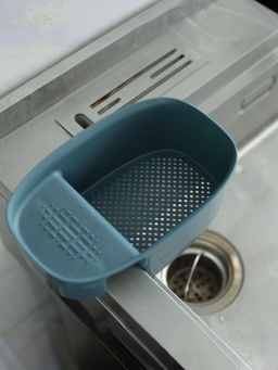 Kuber Industries - Organizer With Soap Holder Premium Pp Blue