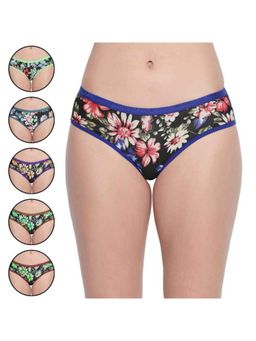 Bodycare - Pack of 6 Printed Hipster Briefs - Multi-Color