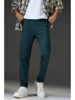 FREAKINS - Mens Teal Green Stretchable Trouser