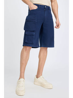 FREAKINS - Mens Indigo Blue Shorts