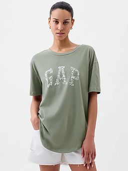 GAP - Women Logo Green T-Shirt