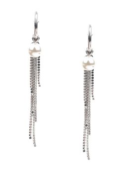 Odette - Women White Dangler Earrings