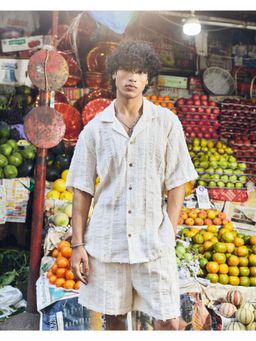 The Clothing Factory - Alabaster Cabana Beige Shirt