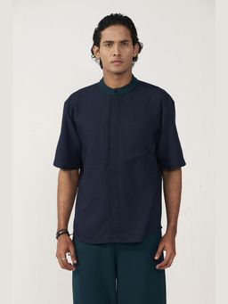Muvazo - Emerald Ridge Textured Shirt