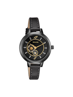 Sonata - Unveil 8141NL03 Black Dial Analog Watch For Women