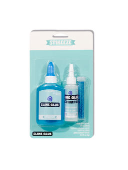 Bombay Kids Company - Blue Make-It-Slime Glue with Activator & Glitter Tube (Set of 3)
