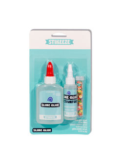 Bombay Kids Company - Clear Make-It-Slime Glue with Activator & Glitter Tube (Set of 3)