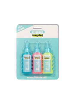 Bombay Kids Company - Glitter Glow In The Dark Glue (Pack of 3)